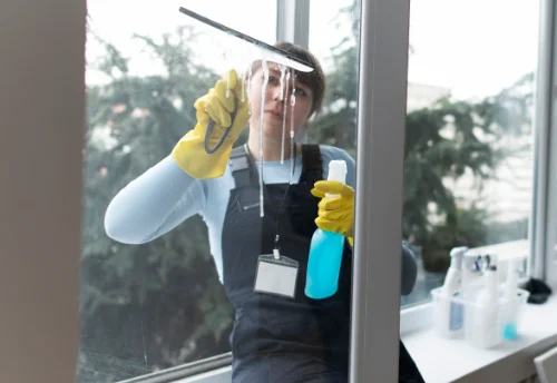 Nettoyage de vitres intérieures et extérieures à Saint-Sauvier